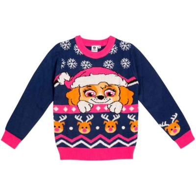 Paw Patrol Julesweater Skye str. 4-8 år