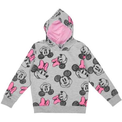 Minnie Mouse Hættetrøje Sweat Grå 4-10 år