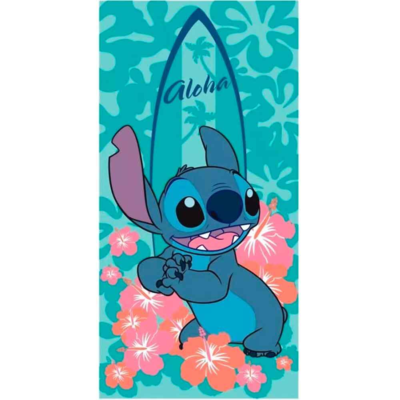 Lilo og Stitch Badehåndklæde Aloha 70x140cm