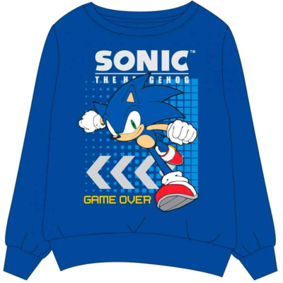 Sonic The Hedgehog Sweatshirt Navy 5-10 år Game Over