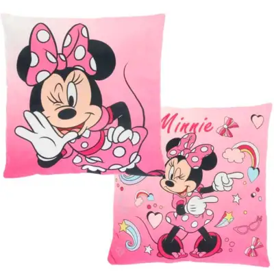 Minnie Mouse Pude 38x38cm Lyserød