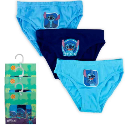 Lilo og Stitch Underbukser Blå 3-pak Stitch