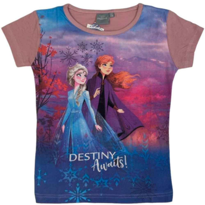 Disney Frost T-shirt Kortærmet Coral 3-8 år Destiny