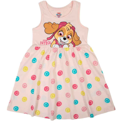 Paw Patrol Sommerkjole Lyserød Skye 2-8 år