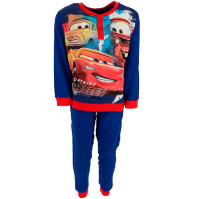 Disney Cars Nattøj Blå 3-8 år McQueen Bumle