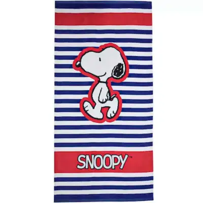 Snoopy Badehåndklæde 70x140cm Bomuld