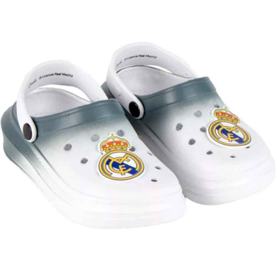 Real Madrid Clogs Sandaler Hvid str. 28-35