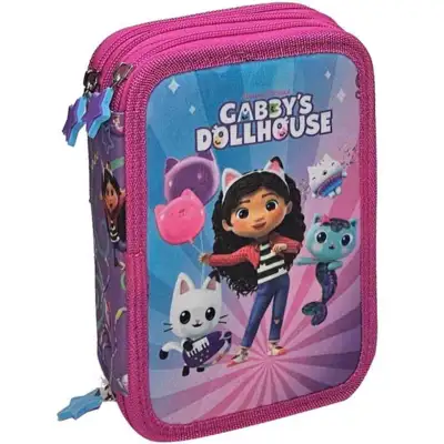 Gabbys Dollhouse Penalhus Tredobbelt 38-dele