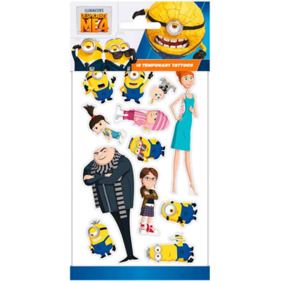 Minions Tatoveringer 1-ark 12-tatoveringer
