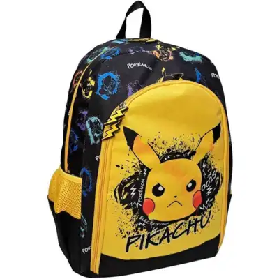 Pokemon Rygsæk Skate Face 43x34x17cm Pikachu