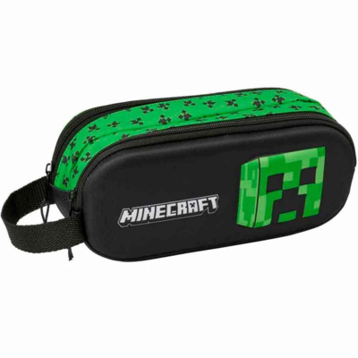 Minecraft Dobbelt Penalhus 3D 21cm