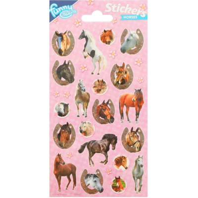 Heste Klistermærker 1-ark 20-mærker