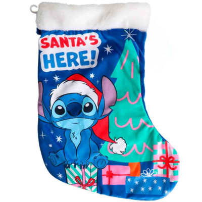 Lilo og Stitch Julesok 42cm Santa´s Here