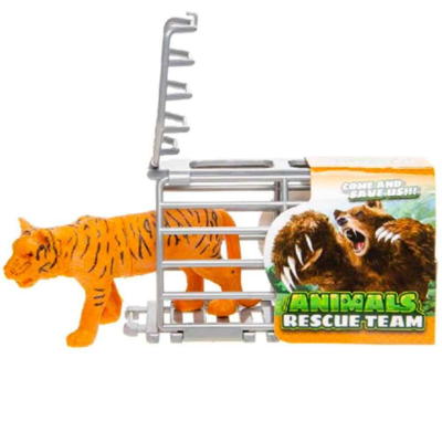 Rescue Team - Save Wild Animals in Cage 13cm
