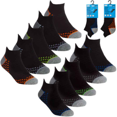 Træningssokker med Mesh-indlæg 5-pak Dash Design