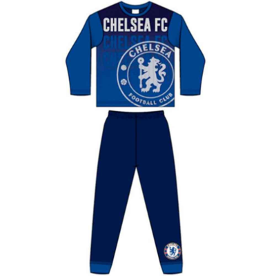 Chelsea FC Pyjamas Blå str. 5-12 år