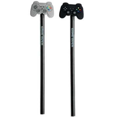 Game Over Blyant med Controller top 1-stk