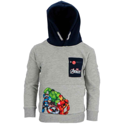 Marvel Avengers Hættetrøje Grå str. 2-8 år