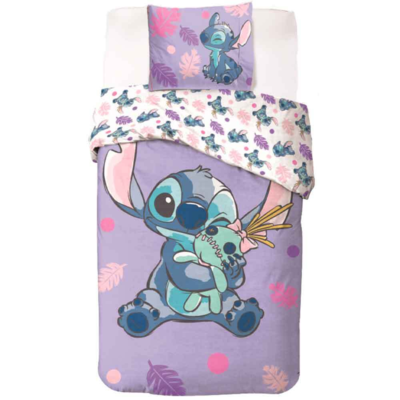 Lilo og Stitch Sengetøj Lilla 140x200cm Scrump