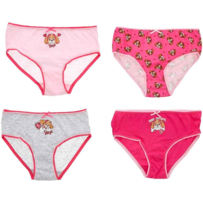 Paw Patrol Trusser 4-Pak Skye 4-8 år