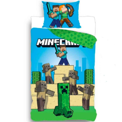 Minecraft Creeper Sengetøj 140x200cm