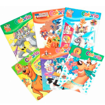 Black Friday 2025 - Warner Bros Malebog 32-sider Assorteret