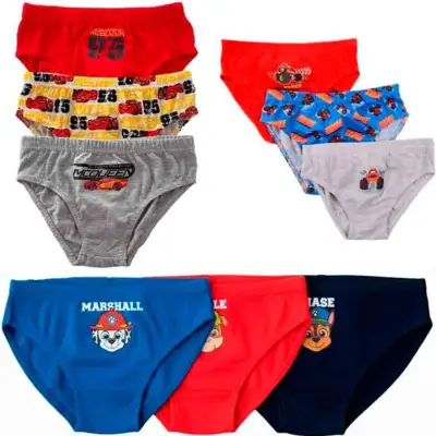 Drengeunderbukser 9-par med Blaze, Paw, Cars