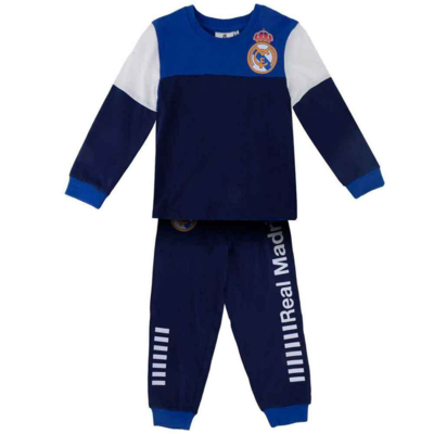 Real Madrid Pyjamas Navy med Logo str. 3-7 år