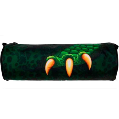 Dinosaur Penalhus Rundt 22x7cm Grøn