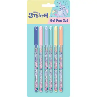 Lilo og Stitch Gel Pen Sæt 6-pak