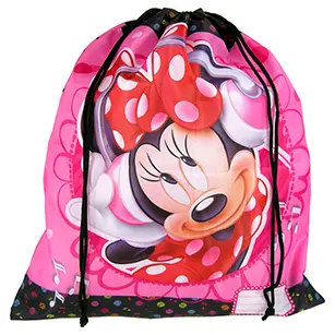 Minnie Mouse gymnastikpose - Minnie Mouse sort/pink
