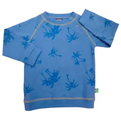Pullover blå med palmer - KIDS-UP Baby