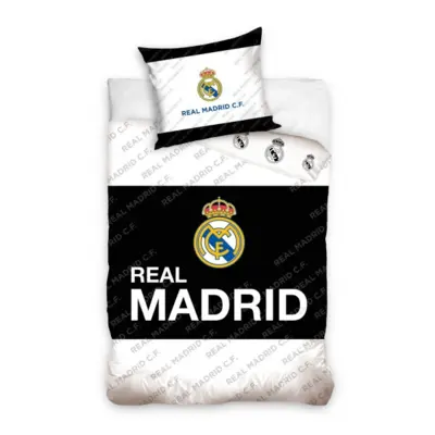 Real Madrid - Sengesæt sort/hvid