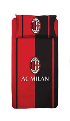 AC Milan - Sengesæt sort/rød