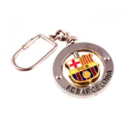 FC Barcelona Nøglering Metal Sølv