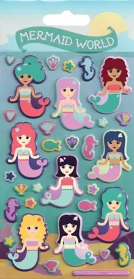 3D Stickers Kidscraft Mermaid World