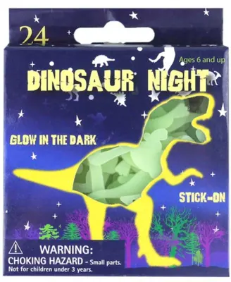 Dinosaur Glow in the Dark 24 stk