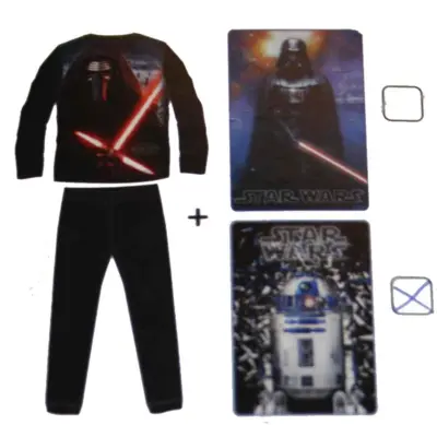 Star Wars Pyjamas samt Plaid sæt