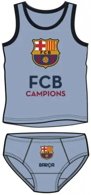 Undertøjssæt FC Barcelona Lyseblå