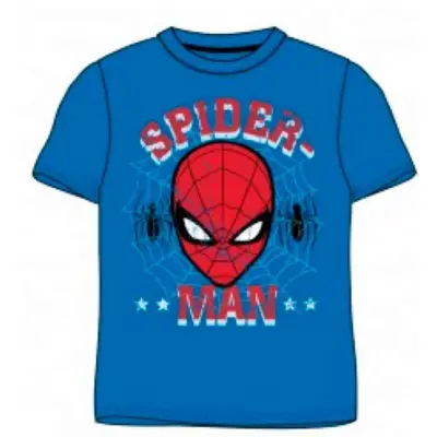 Spiderman Kortærmet T-Shirt Blå