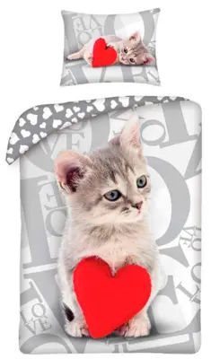 Sengetøj Love Cats 140x200