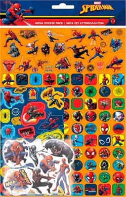 Spiderman Stickers Mega Sæt