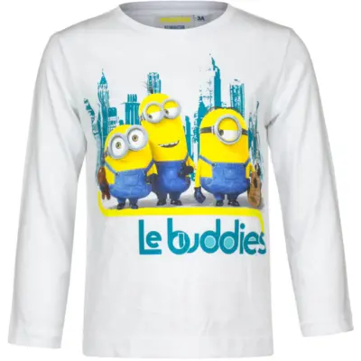 Minions LS T-shirt Hvid - Le Buddies