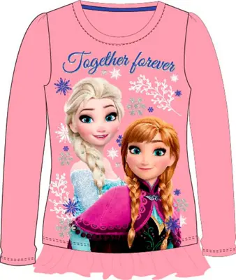 Disney Frost Langærmet T-shirt Anna og Elsa