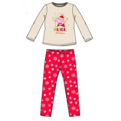 Gurli Gris Christmas Fleece Pyjamas Hvid