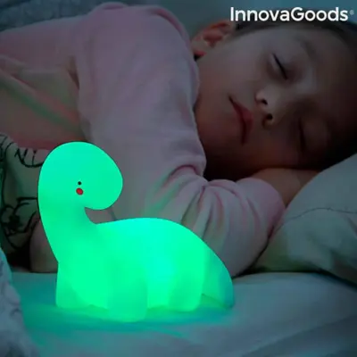 Dinosaur LED-lampe Multifarvet InnovaGoods