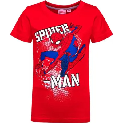 Marvel Spiderman Kort T-shirt Rød