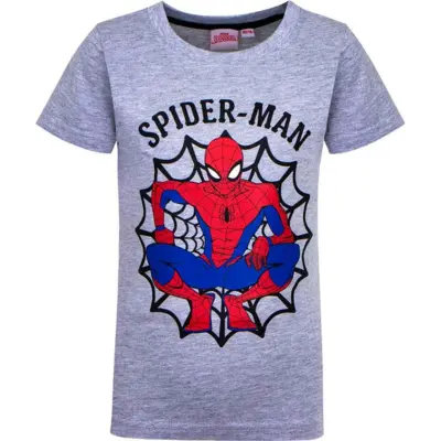 Spiderman Kortærmet T-shirt Grå