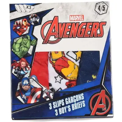 Marvel Avengers Briefs Hero 3-pak