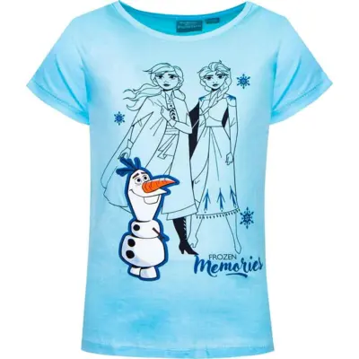 Disney Frost Kortærmet T-Shirt Olaf Turkis